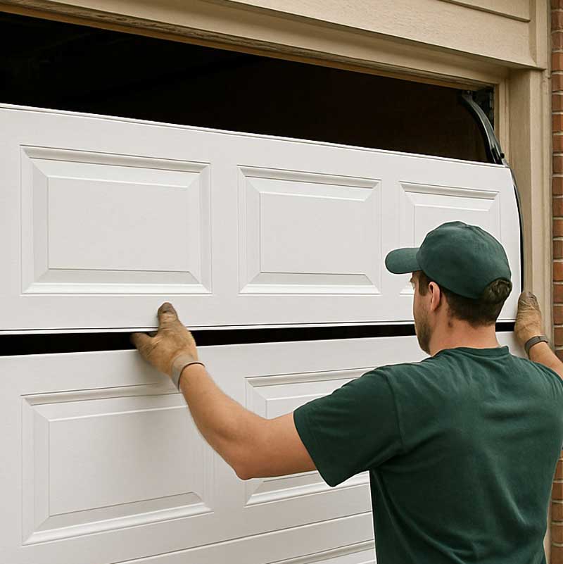 Replacing garage door panel | FixDoor
