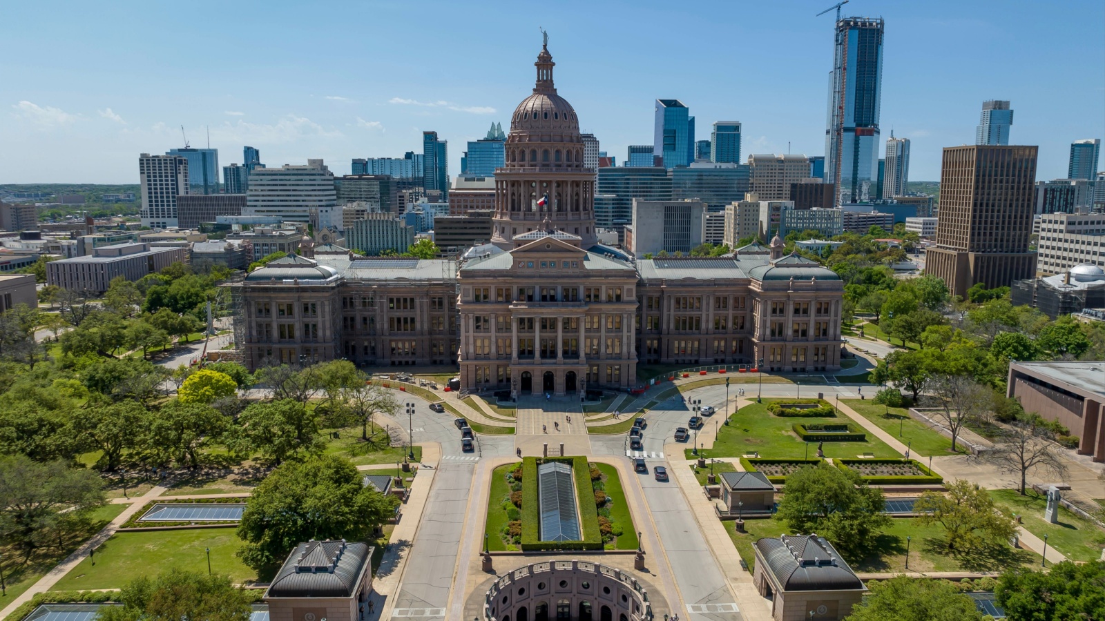 Texas state capital in Travis County.