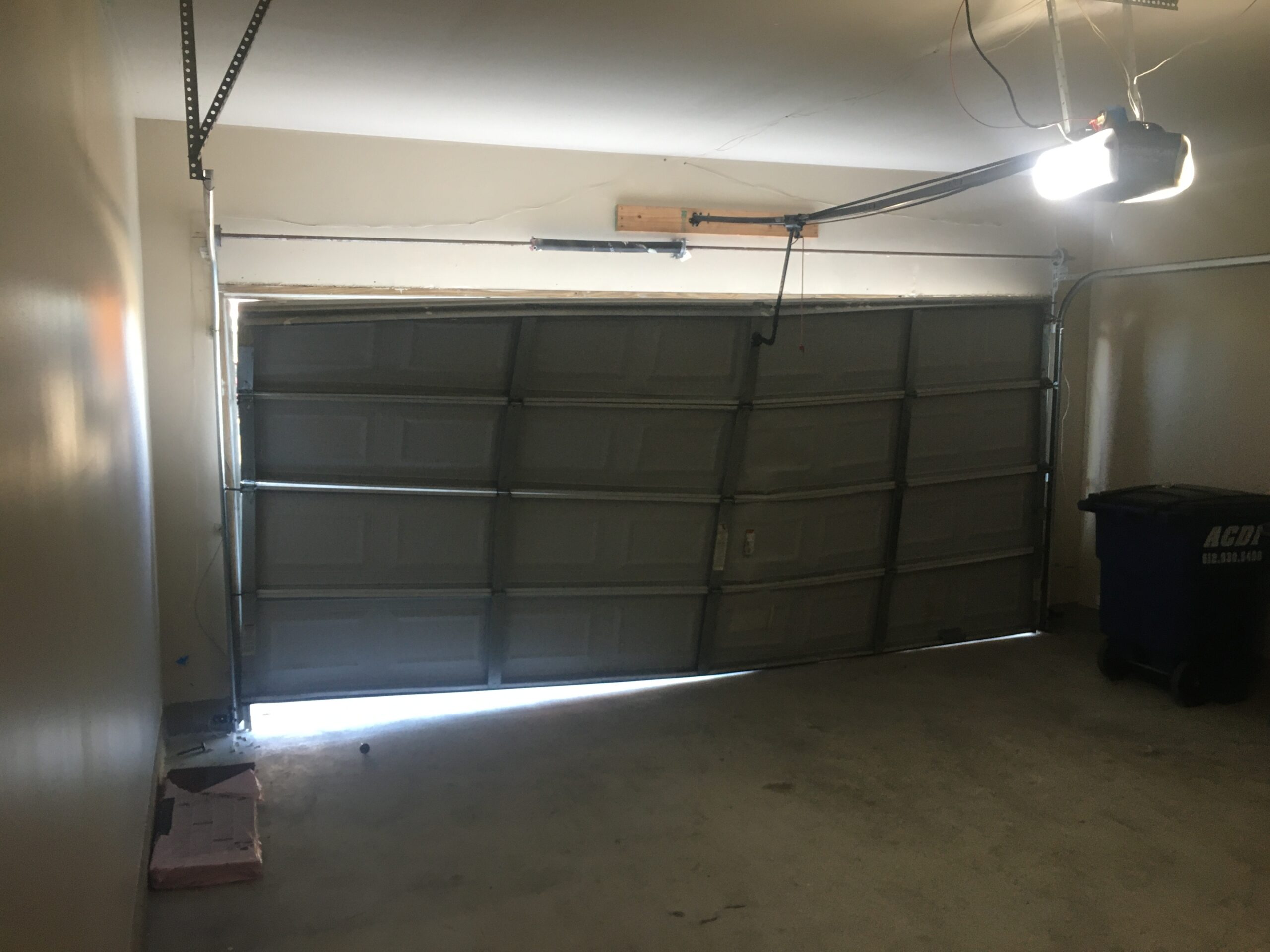 Garage Door Off Tracks Needing a Emergency Repair